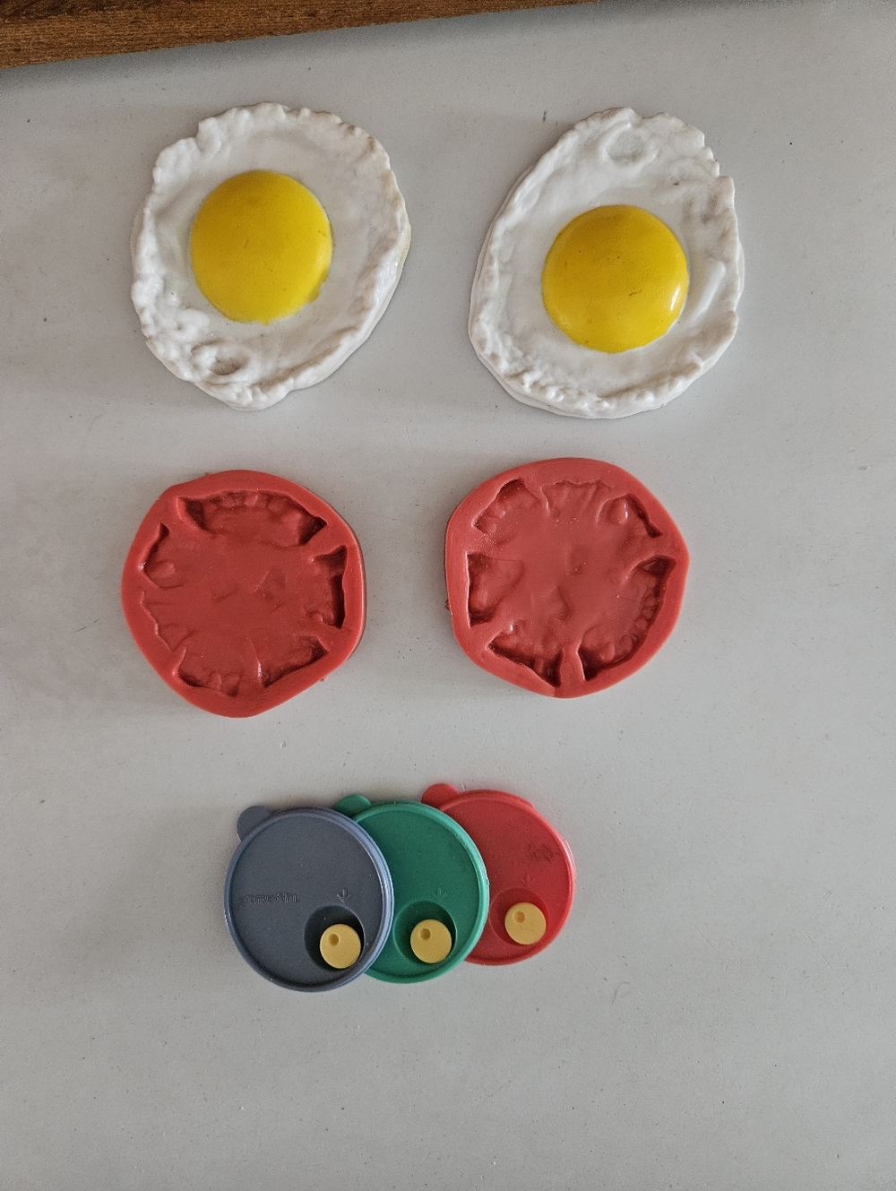 Vintage Rubberized Fridge Magnets